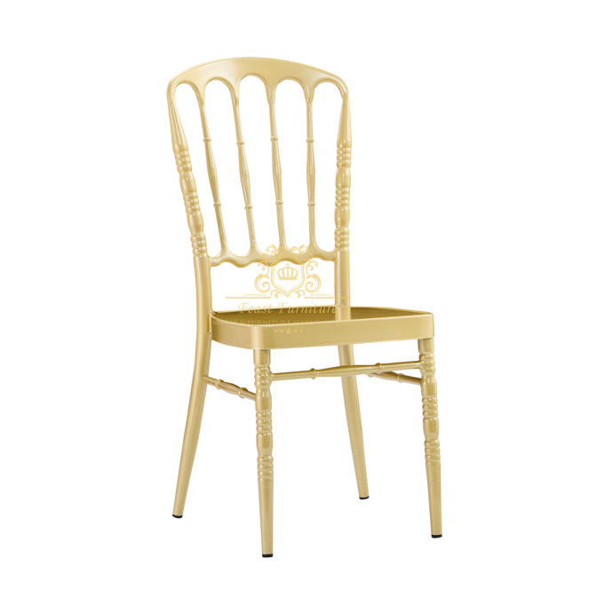 ZY-Z8542 Feast Furniture Gold Aluminum Wedding Chair with Detachable Cushion
