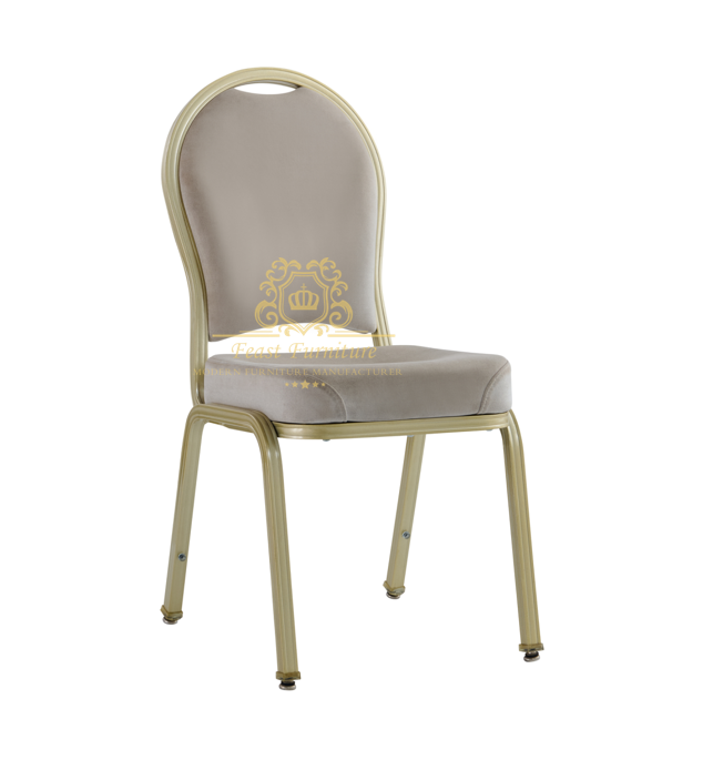 ZY-L3482 Feast Furniture Elegant golden metal frame banquet chair