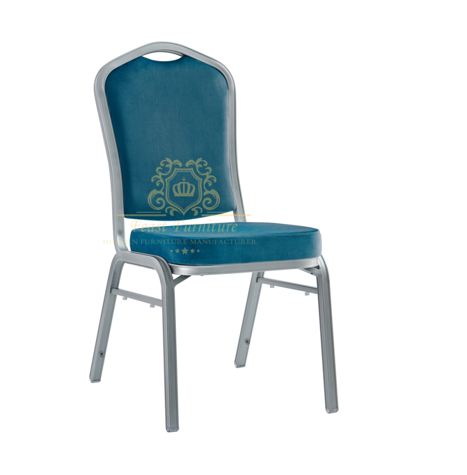 ZY-L4628 Feast Furniture Blue metal banquet chair