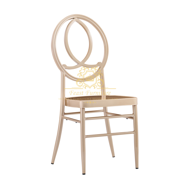ZY-Y5638 Feast Furniture Modern metal round back wedding chair